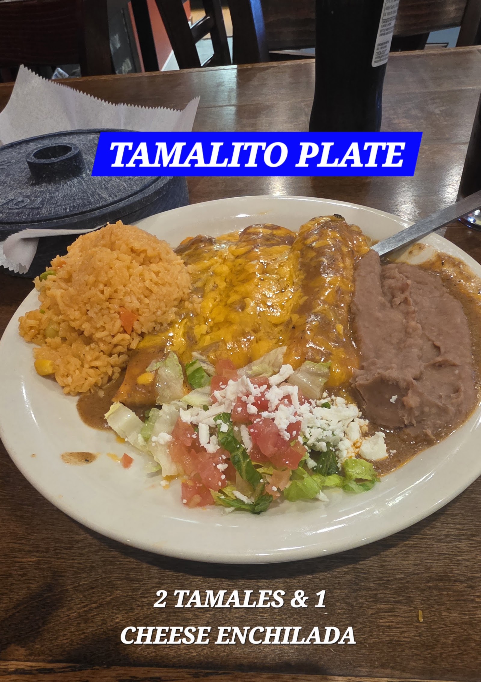 Tamalitos dish